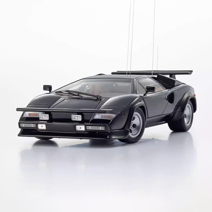 Kyosho Lamborghini Countach LP400 S Black 1:18 Diecast Model Car - fine detailed model replica