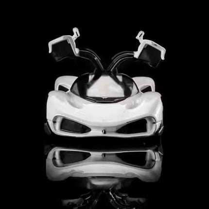 Motorhelix Nilu27 White 1:64 Diecast Model Car - collector edition scale model