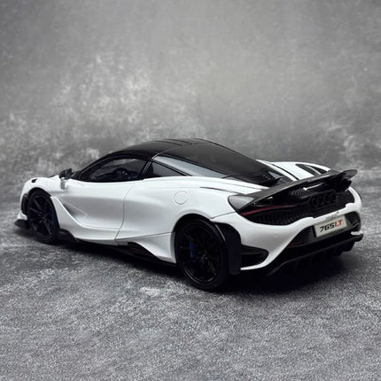 HPD McLaren 765LT Red 1:18 Diecast Model Car - scale model collectible piece