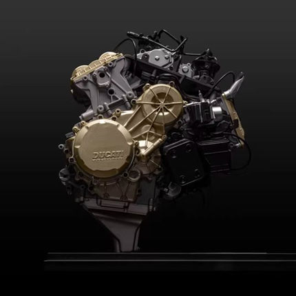 Pocher Ducati Panigale V2 Superquadro Engine Kit 1:4 Diecast Model Motorcycle - premium collector scale model