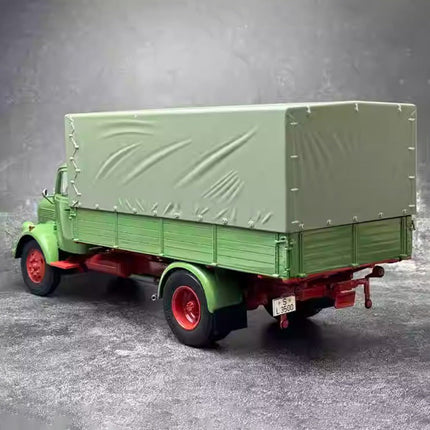 Schuco Mercedes-Benz L3500 Truck Transporter Green 1:18 Diecast Model Truck - premium collector scale model