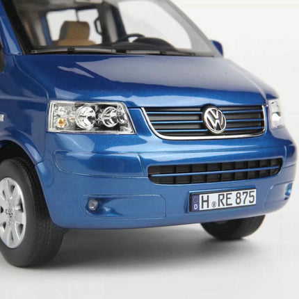 Norev Volkswagen VW California (2003) Ravenna Blue 1:18 Diecast Model Car - premium collector scale model