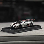 AutoArt Koenigsegg One:1 White 1:64 Resin Model Car - detailed collector display model