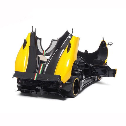 Almost Real Pagani Zonda Cinque Convertible Yellow 1:18 Diecast Model Car - fine detailed model replica