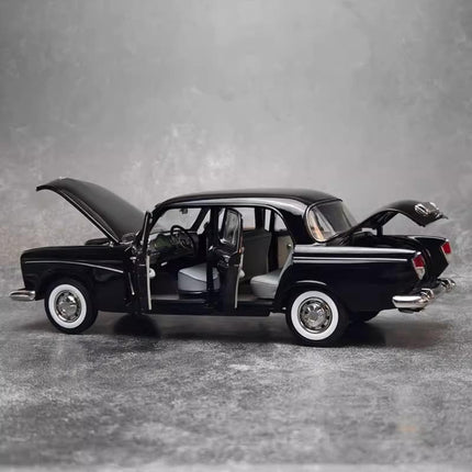 Original Factory Shanghai SH760 Classic Vintage Sedan 1:18 Diecast Model Car - scale model collectible piece