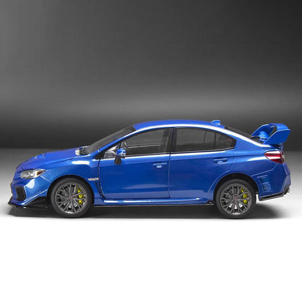 Sun Star Subaru WRX STI 2018 Blue 5555 1:18 Diecast Model Car - collectible scale model car