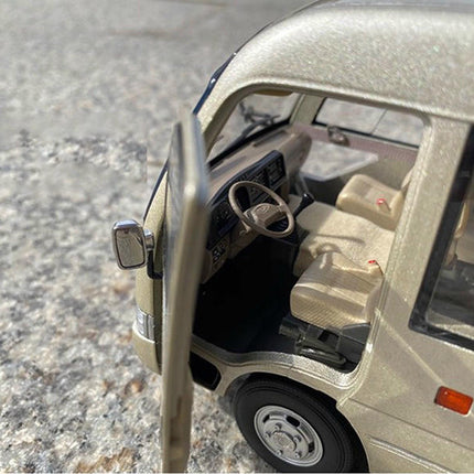 Original Toyota Coaster Bus Light Champagne 1:24 Diecast Model Bus - scale model for display