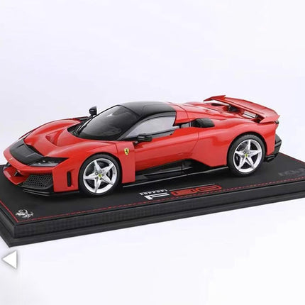 BBR Ferrari F80 New Ma Wang Limited Edition Red 1:18 Resin Model Car - studio product photo of the scale model