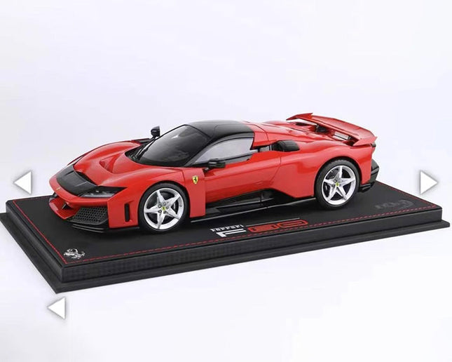 BBR Ferrari F80 New Ma Wang Limited Edition Red 1:18 Resin Model Car - studio product photo of the scale model