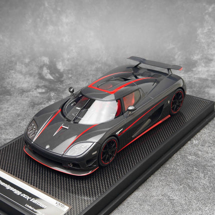 VBM Koenigsegg CCX Silver 1:18 Resin Model Car - studio product photo of the scale model