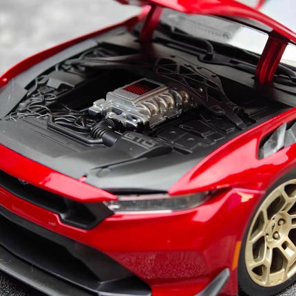 Maisto Ford Mustang GTD 2025 Red 1:18 Diecast Model Car - showroom-quality model replica