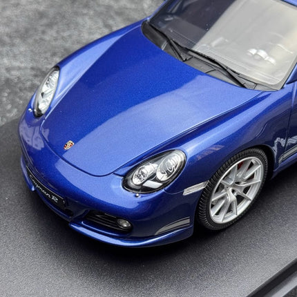 GT Spirit Porsche 911 Cayman R Blue 1:18 Resin Model Car - fine detailed model replica
