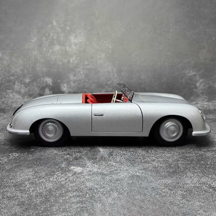 AutoArt Porsche 356 No.1 1948 Silver 1:18 Diecast Model Car - fine detailed model replica