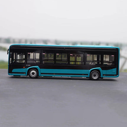 Original Manufacturer King Long XMQ6105G Bus with Lights 1:38 Diecast Model Bus - hand-finished display model