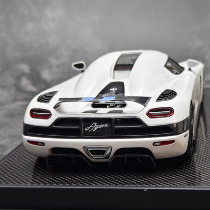 VMB Koenigsegg Agera Forza Horizon 5 Edition White 1:18 Resin Model Car - fine detailed model replica