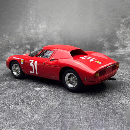 CMC Ferrari 250 LM Red #31 1:18 Diecast Model Car - fine detailed model replica