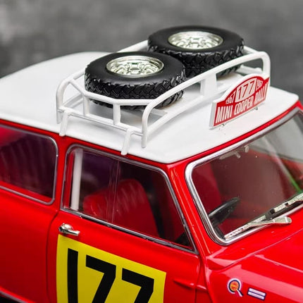 Tiny BMW MINI #177 Collector Display Red 1:18 Diecast Model Car - detailed die-cast style model