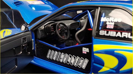 AutoArt Subaru WRC Rally Blue #3 1:18 Diecast Model Car - collectible scale model car