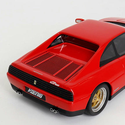 GT Spirit Ferrari Koenig Special 348 Red 1:18 Resin Model Car - showroom-quality model replica