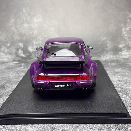 Solido Porsche 911 (964) Turbo 1990 1:18 Diecast Model Car - collectible scale model car