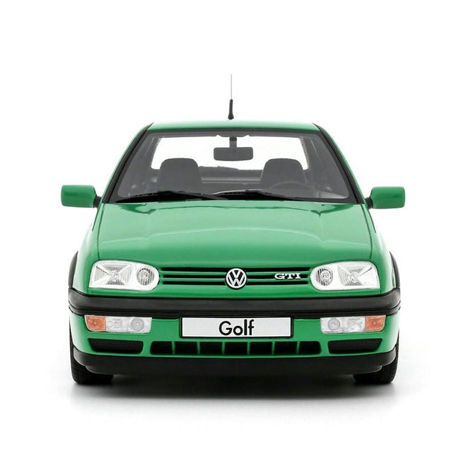 Otto Volkswagen Golf III GTI Color Salzgreen 1995 1:18 Diecast Model Car - studio product photo of the scale model