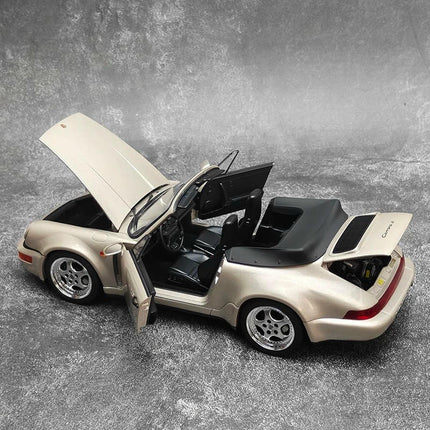 Norev Porsche 911 Carrera 2 Turbo 1992 Gold 1:18 Diecast Model Car - collector edition scale model