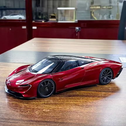 AutoArt McLaren Speedtail Metal Red 1:18 Diecast Model Car - fine detailed model replica