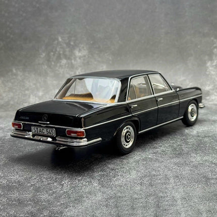 Norev Mercedes-Benz 280 SE 1968 (W108) Black 1:18 Diecast Model Car - premium collector scale model