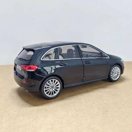 Original Manufacturer Mercedes-Benz B-Class MPV Black 1:18 Diecast Model Car - detailed die-cast style model