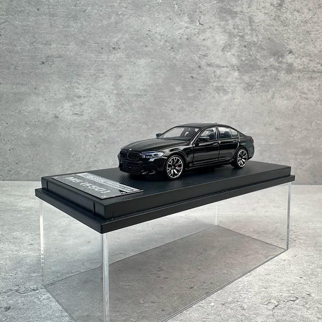 MJ BMW M5 F90 1:64 Diecast Model Car - studio product photo of the scale model