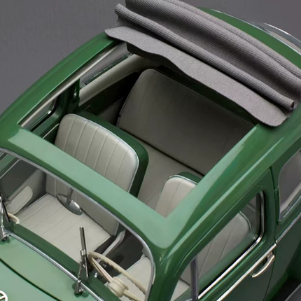 Sun Star Volkswagen Beetle Convertible Limited Edition Green 1:12 Diecast Model Car - detailed die-cast style model