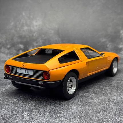 Norev Mercedes-Benz C111 Concept Edition Orange 183050 1:18 Diecast Model Car - collectible scale model car