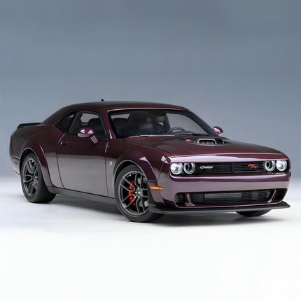AutoArt Dodge Challenger R/T Wide Body 2018 Purple 1:18 Diecast Model Car - collectible scale model car