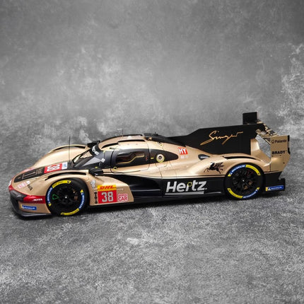 Norev Porsche 963 Hertz Team 2024 1:18 Diecast Model Car - collectible scale model car