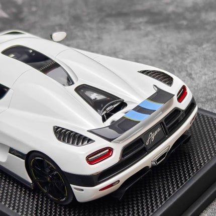 VMB Koenigsegg Agera Forza Horizon 5 Edition White 1:18 Resin Model Car - scale model for display