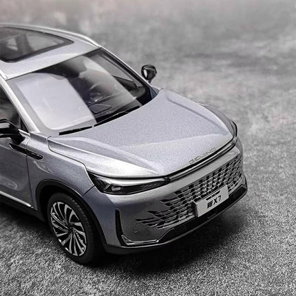 YX Car Model Beijing X7 Gray 1:18 Diecast Model Car - scale model for display