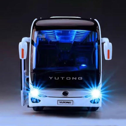 Original Manufacturer Yutong C12PRO White Bus 1:42 Diecast Model Bus - showroom-quality model replica