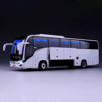 Original Manufacturer Yutong C12PRO White Bus 1:42 Diecast Model Bus - hand-finished display model