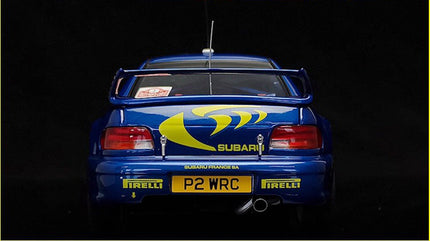 AutoArt Subaru WRC Rally Blue #3 1:18 Diecast Model Car - collector display piece