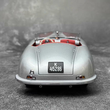 AutoArt Porsche 356 No.1 1948 Silver 1:18 Diecast Model Car - scale model for display