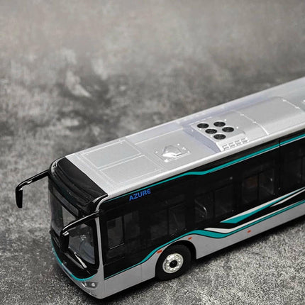 Model Car Planet Higer Azure Bus with Lights 1:42 Diecast Model Bus - detailed die-cast style model
