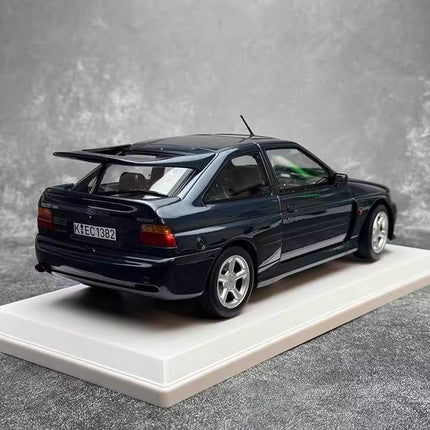 Norev Ford Escort RS Cosworth 1992 Dark Blue 1:18 Diecast Model Car - scale model for display