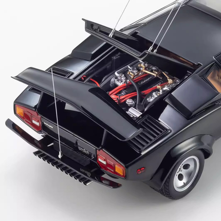 Kyosho Lamborghini Countach LP400 S Black 1:18 Diecast Model Car - detailed die-cast style model