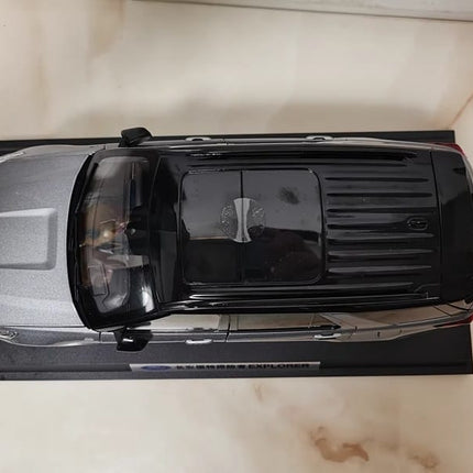 Changan Ford Explorer 2023 Gray 1:18 Diecast Model Car - premium collector scale model