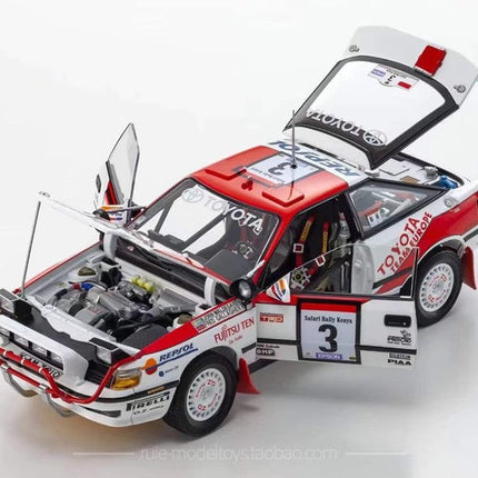 Kyosho Toyota Celica GT-Four ST185 Rally 1990 Safari 1:18 Diecast Model Car - collector display piece