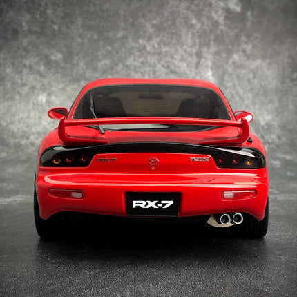 Polar Master Mazda RX-7 Spirit R Red 1:18 Diecast Model Car - premium collector scale model