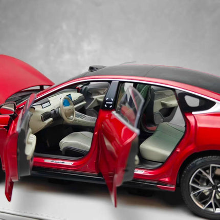 Original Manufacturer Chery Exeed Sterra ES Red 1:18 Diecast Model Car - scale model for display