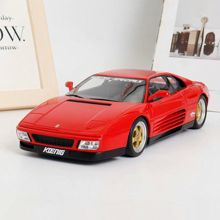 GT Spirit Ferrari Koenig Special 348 Red 1:18 Resin Model Car - studio product photo of the scale model