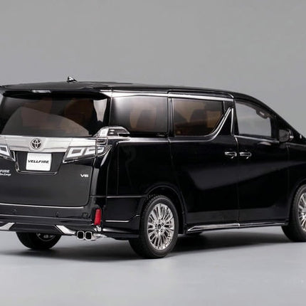 KengFai Toyota Vellfire 2021 Black 1:18 Diecast Model Car - detailed die-cast style model