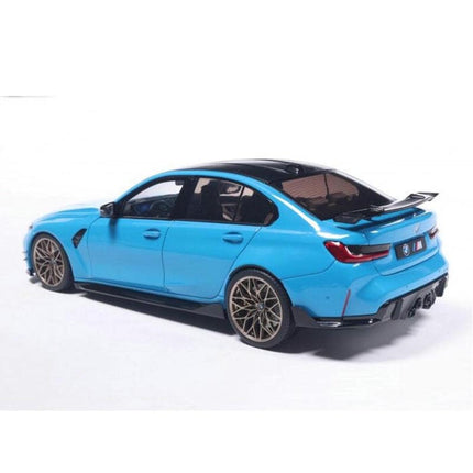 Solido BMW M3 Performance Parts 2024 Daytona Beach Blue 1:18 Diecast Model Car - fine detailed model replica